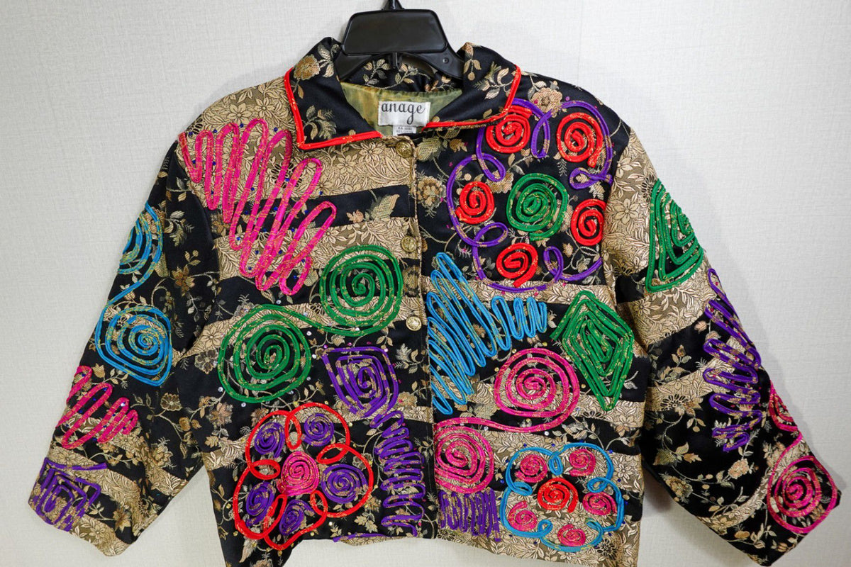 Anage, Vintage Light Jacket, XL, Cotton, rayon