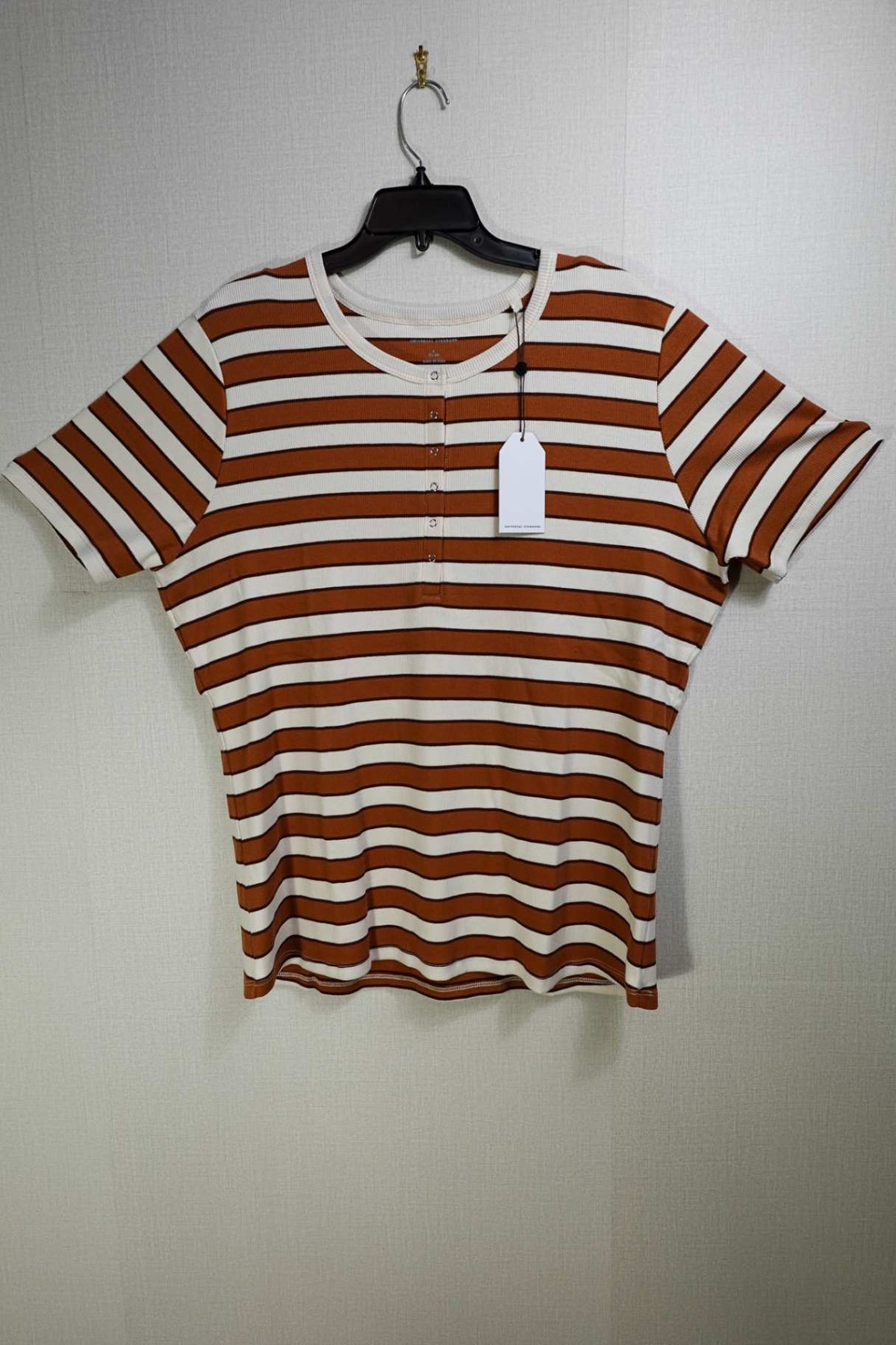 Universal Standard, New Short Sleeve Top, 22/24, cotton, spandex