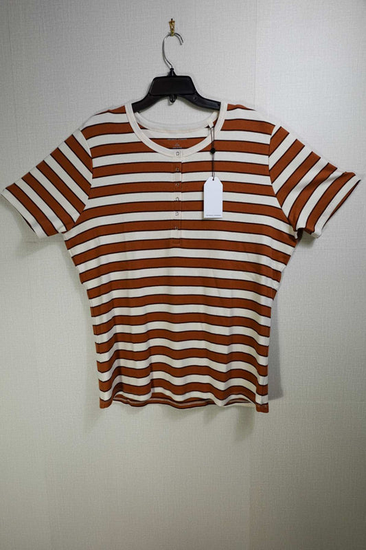 Universal Standard, New Short Sleeve Top, 22/24, cotton, spandex