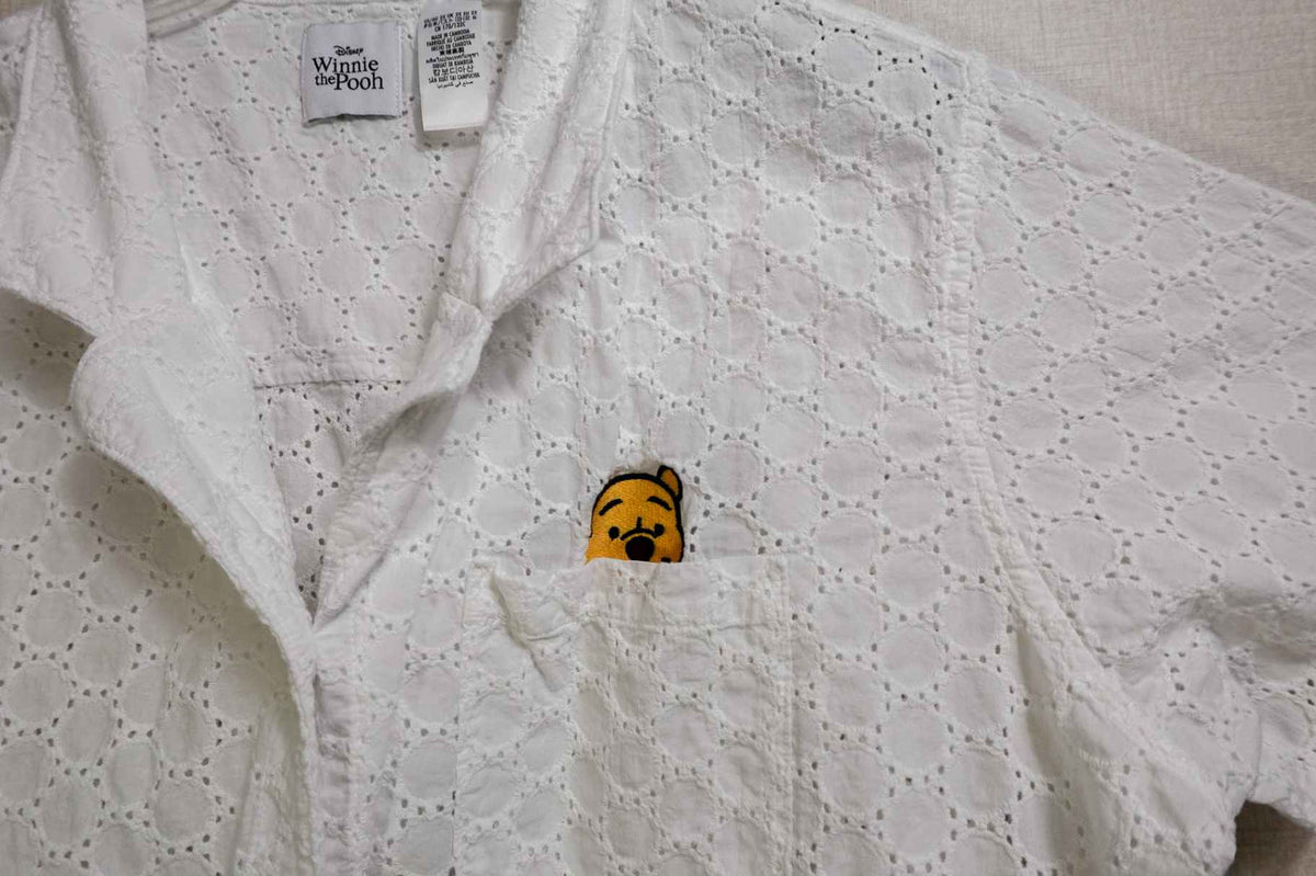 Disney Winnie The Pooh, Short Sleeved Cropped Top, 1X / 2X,