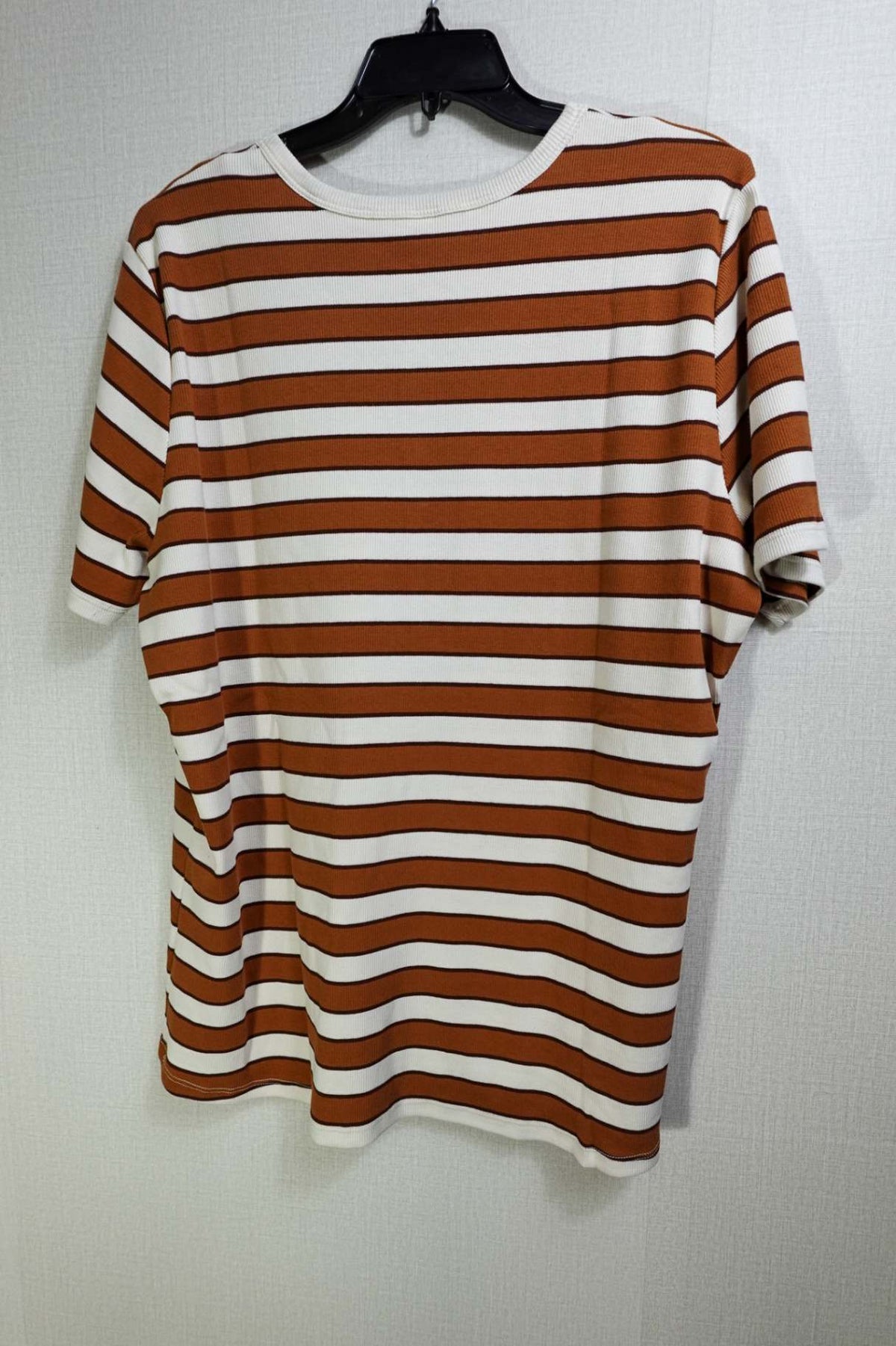Universal Standard, New Short Sleeve Top, 22/24, cotton, spandex