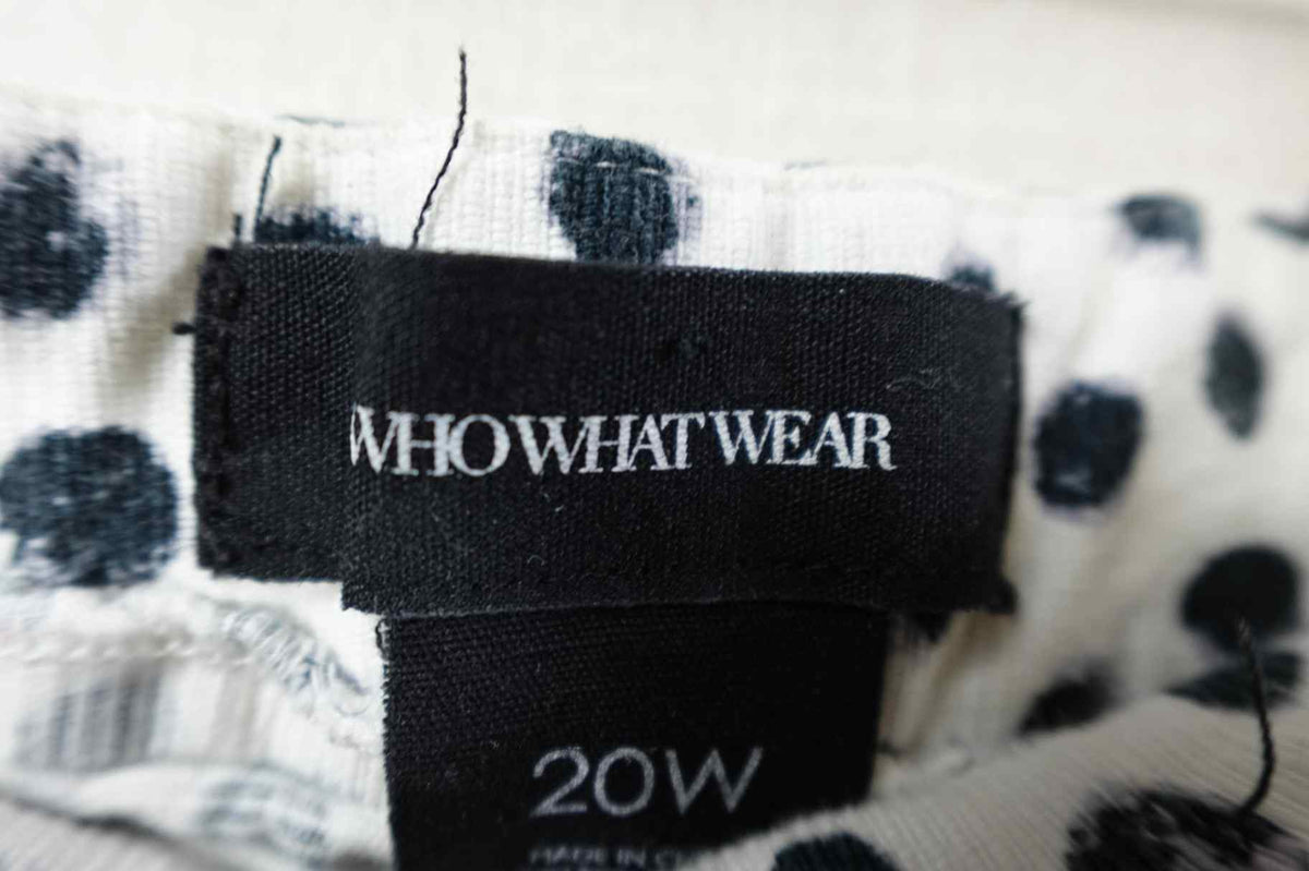 Who What Wear, Skirt, 20W, cotton, spandex