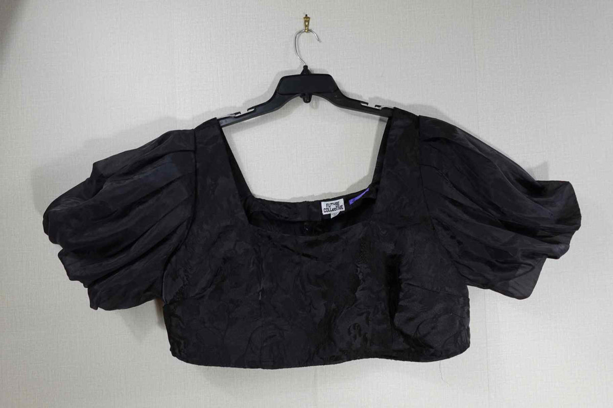 Future Collective, Short Sleeved Crop Top, 20W/22W, Polyester