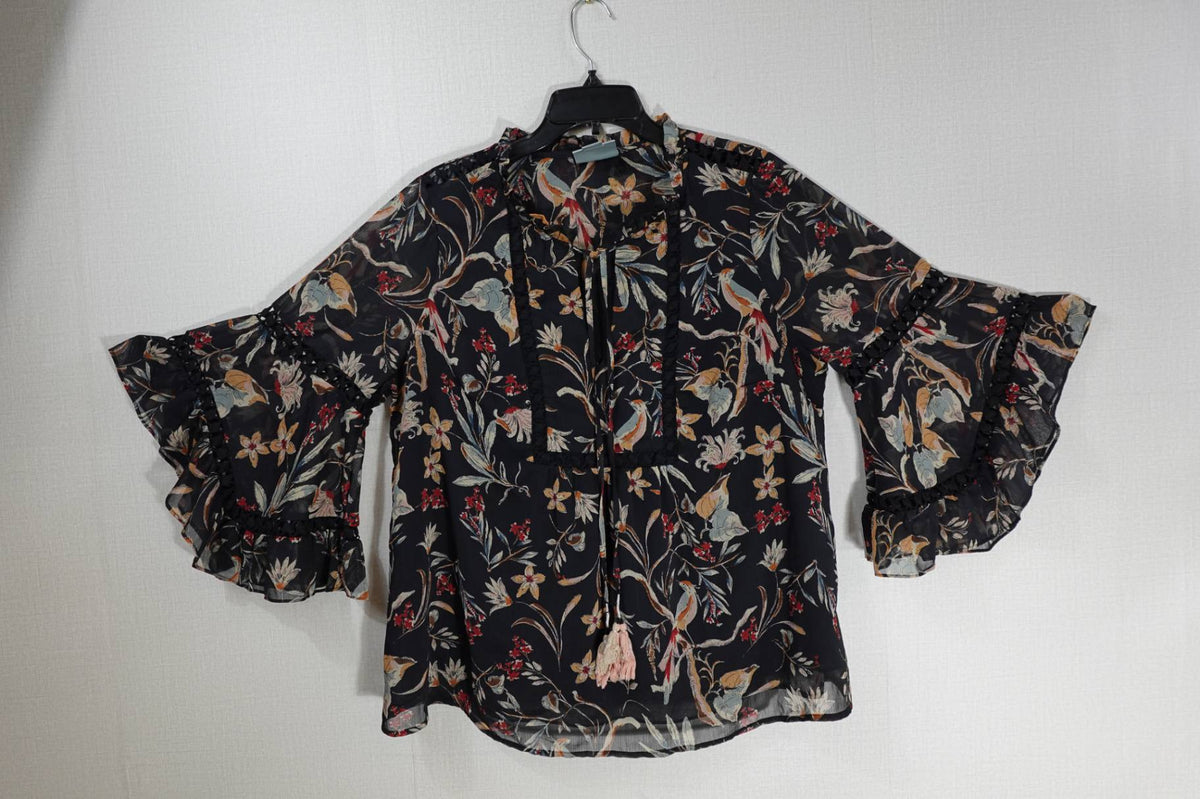 Maeve, Long Sleeves Top, 1X, Polyester