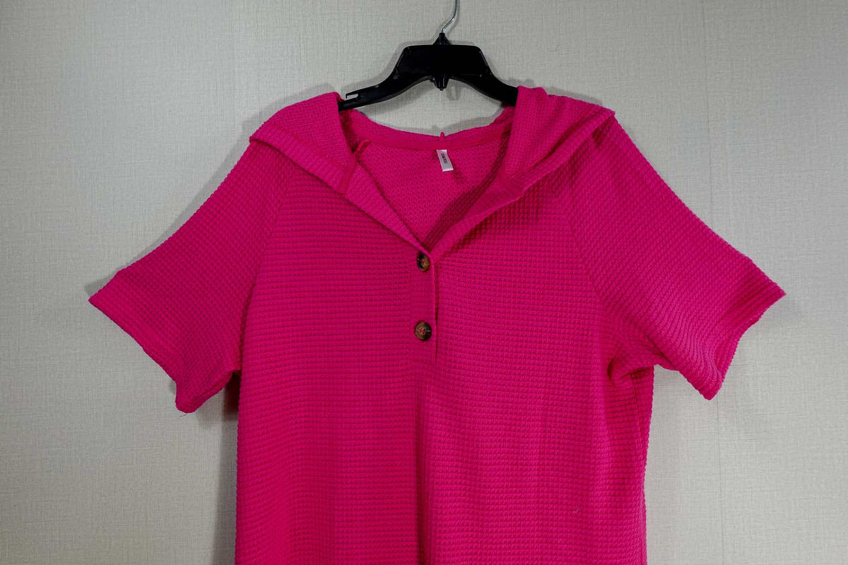 DOKOTOO, Short sleeve top, XL, polyester, spandex