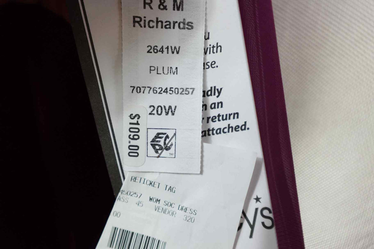 R&M Richards, New Event Dress, 20W, Polyester