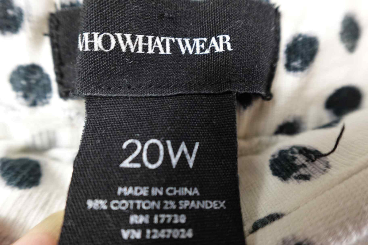 Who What Wear, Skirt, 20W, cotton, spandex