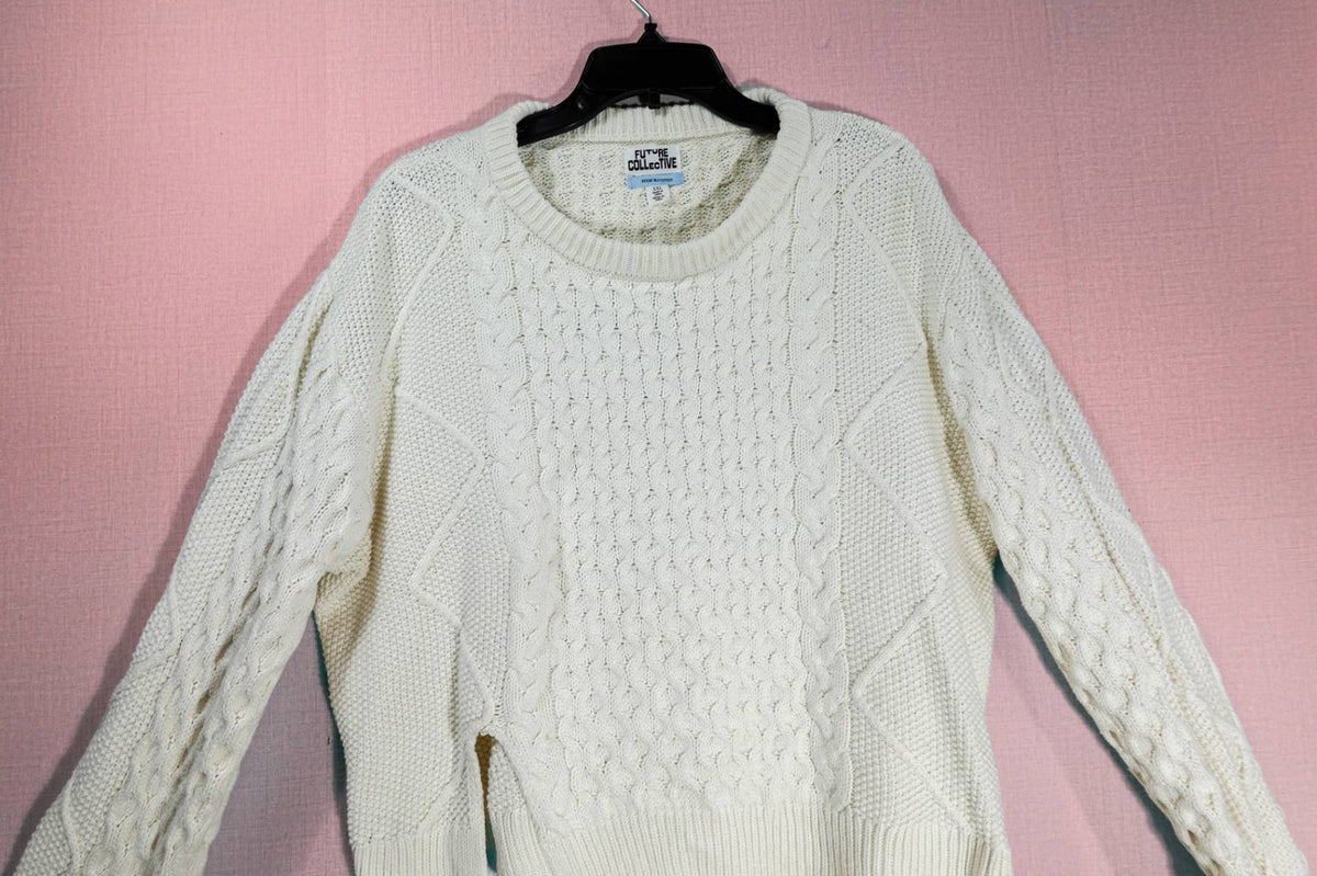 Future Collective, Sweater, 2X, Cotton, acrylic