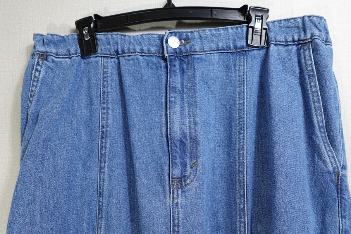 (No Label), Skirt, 17 JUNIORS (L/XL), denim