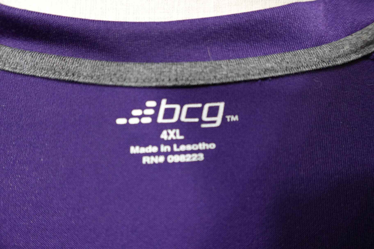 BCG, Short Sleeved Top, 4XL, Polyester, spandex