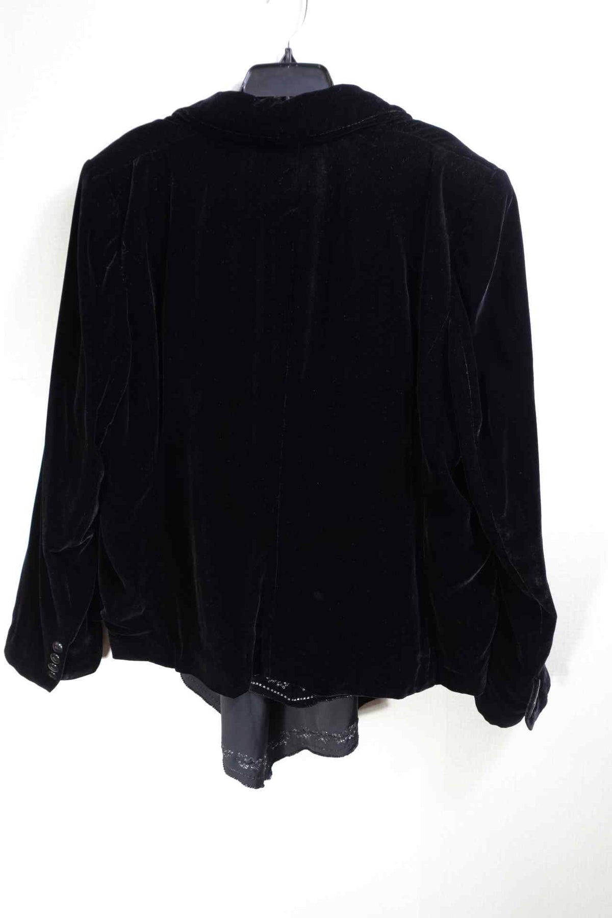 Seven 7, Formal Top & Jacket Set, 22/24, viscose/silk (velvet)