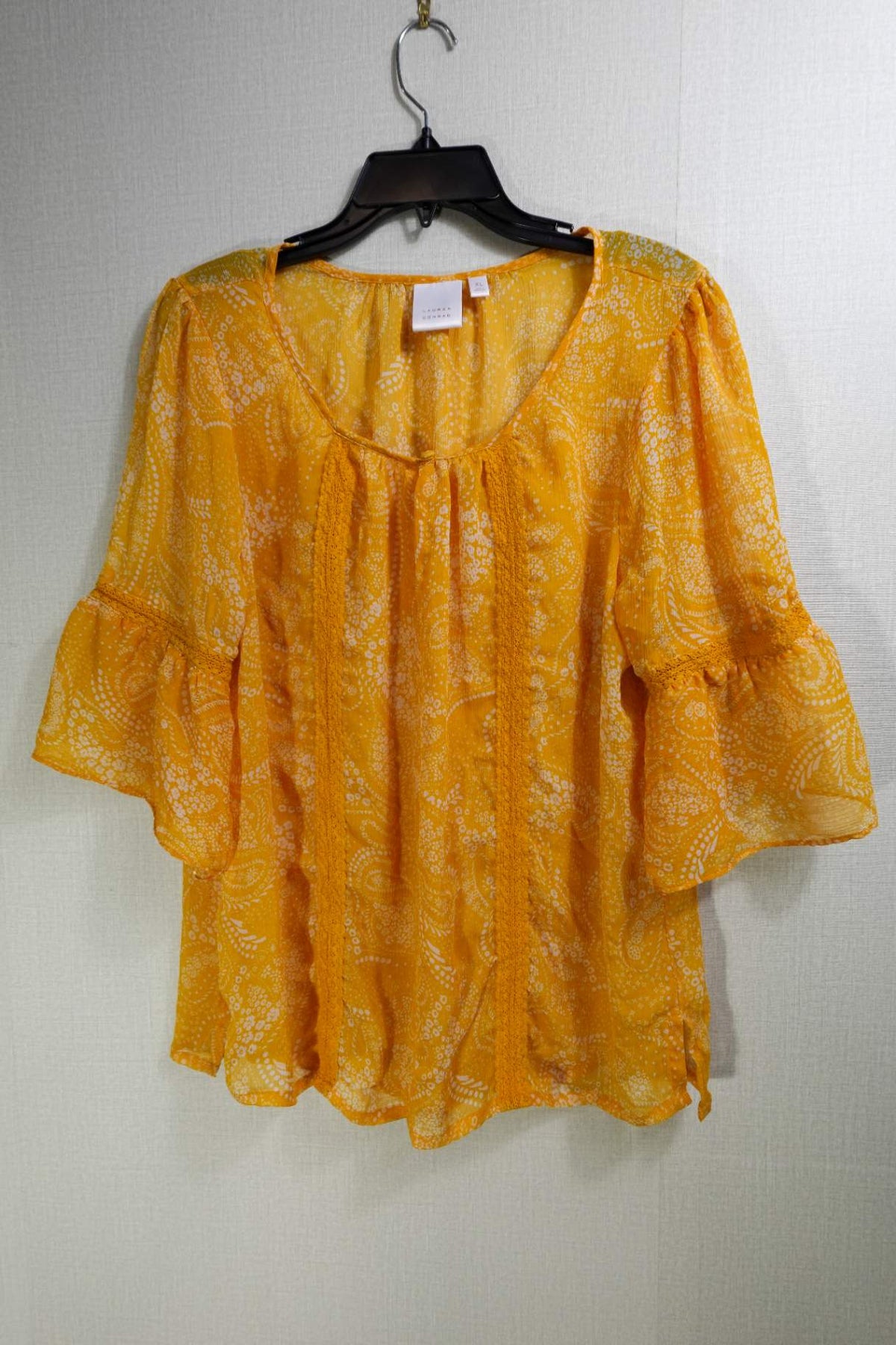Lauren Conrad, 3/4 Sleeve Top, XL, Polyester