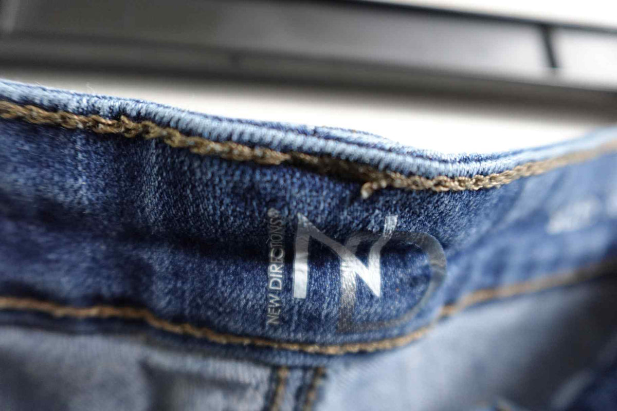 New Directions, Straight Leg Jeans, 16S, Cotton blend