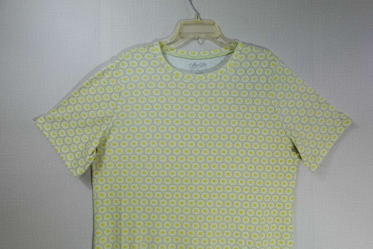 Ultra Softs, Short Sleeved Top, L, Cotton blend