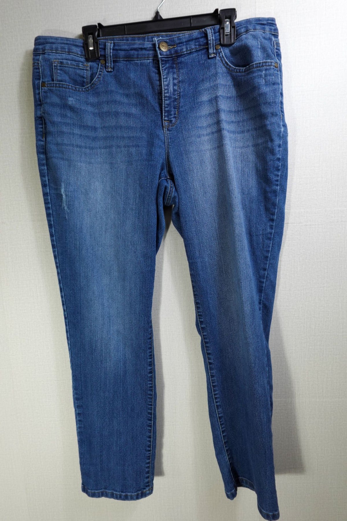 New Directions, Straight Leg Jeans, 16S, Cotton blend