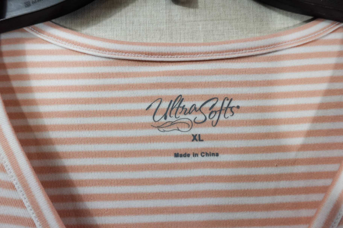 Ultra Softs, Short Sleeved Top, XL, Cotton blend
