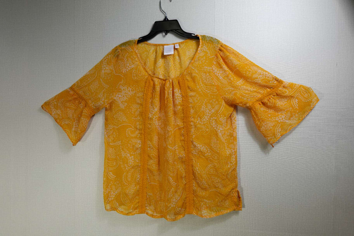 Lauren Conrad, 3/4 Sleeve Top, XL, Polyester