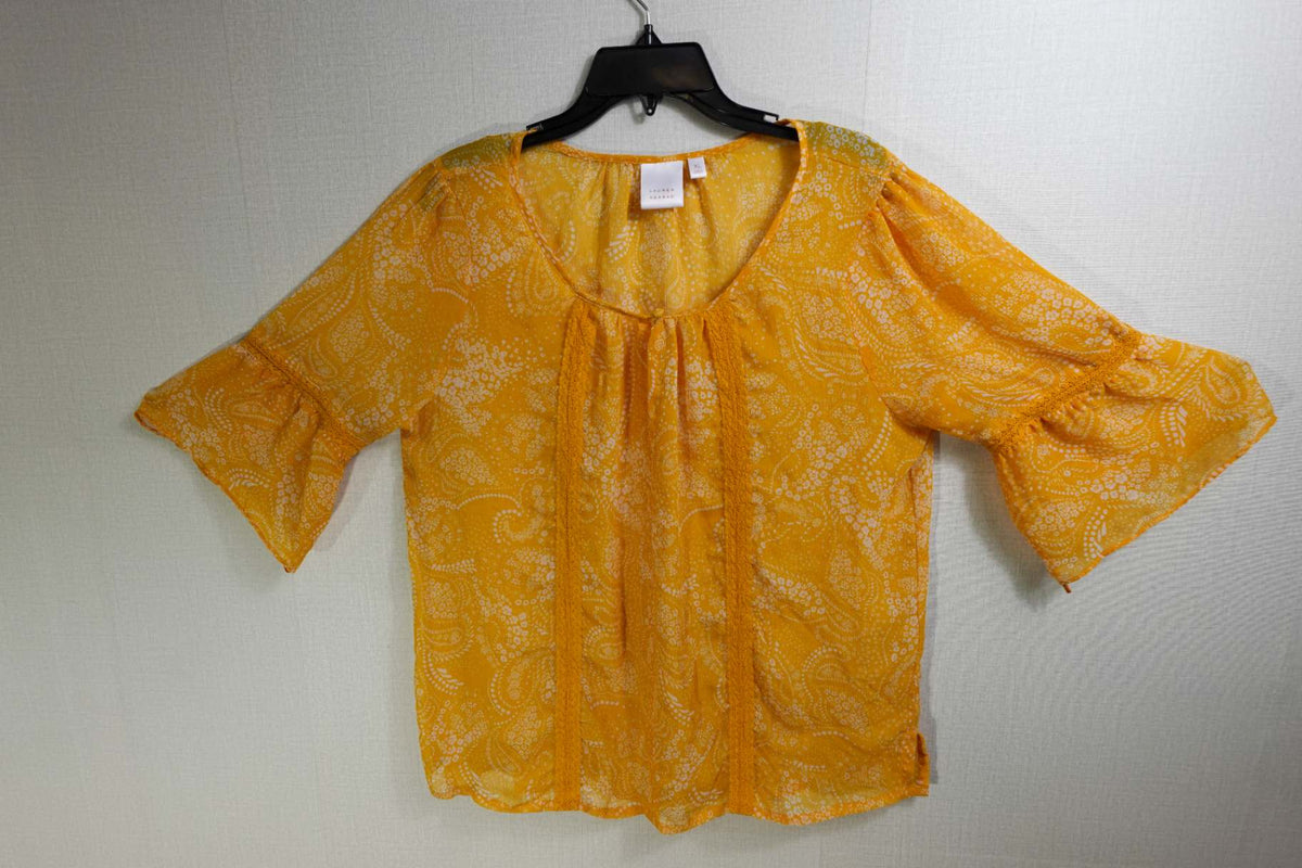 Lauren Conrad, 3/4 Sleeve Top, XL, Polyester