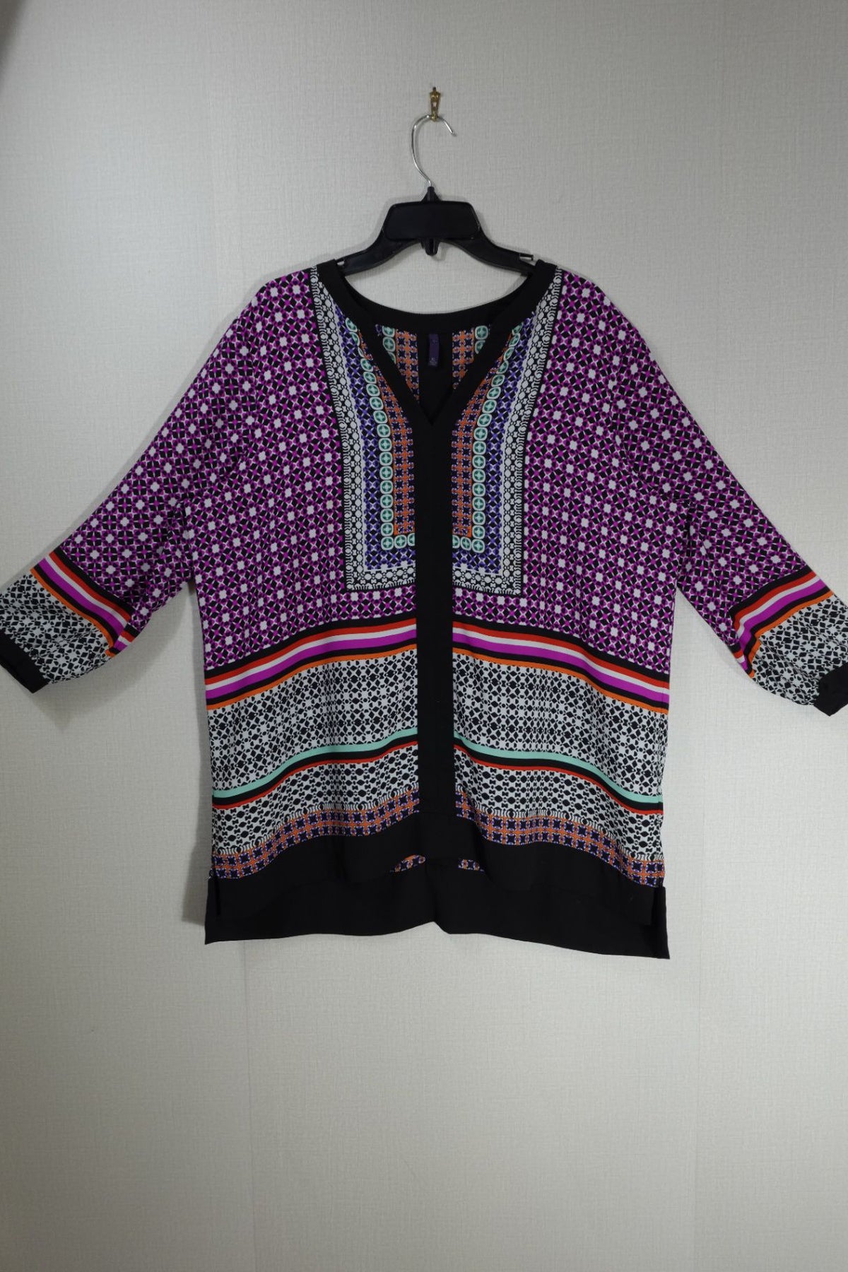 NYDJ, Long Sleeves Top, XL, Polyester