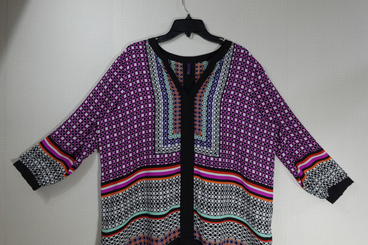 NYDJ, Long Sleeves Top, XL, Polyester