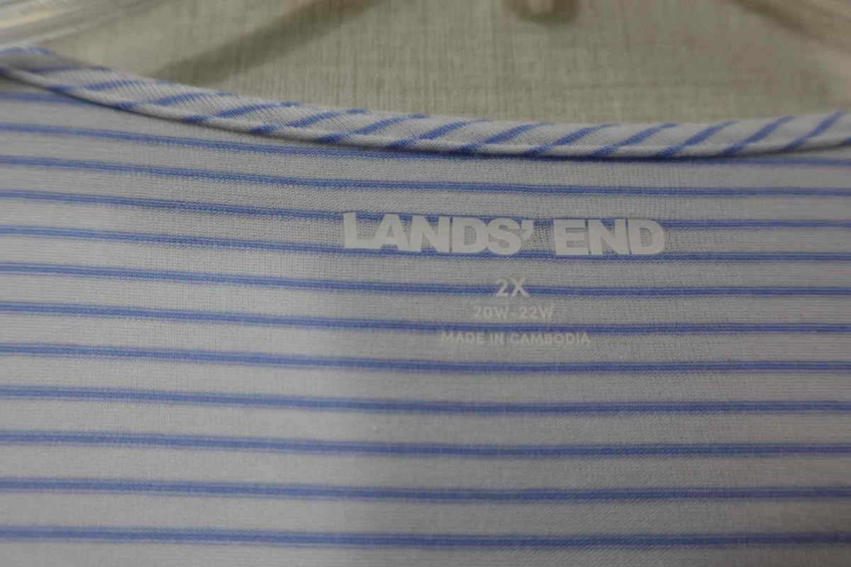 Lands' End, Short Sleeved Top, 2X,