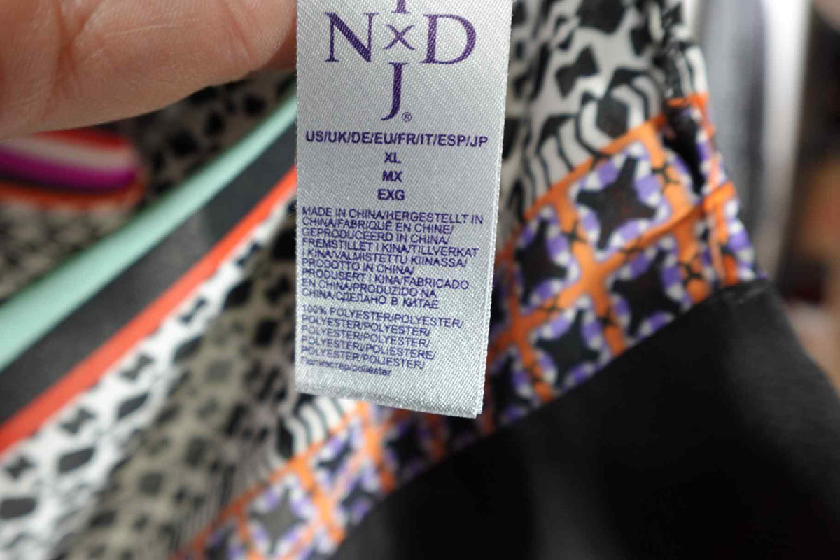 NYDJ, Long Sleeves Top, XL, Polyester