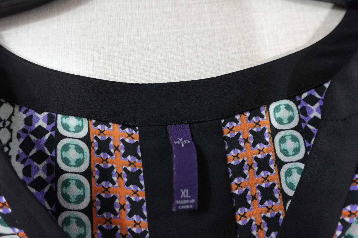 NYDJ, Long Sleeves Top, XL, Polyester