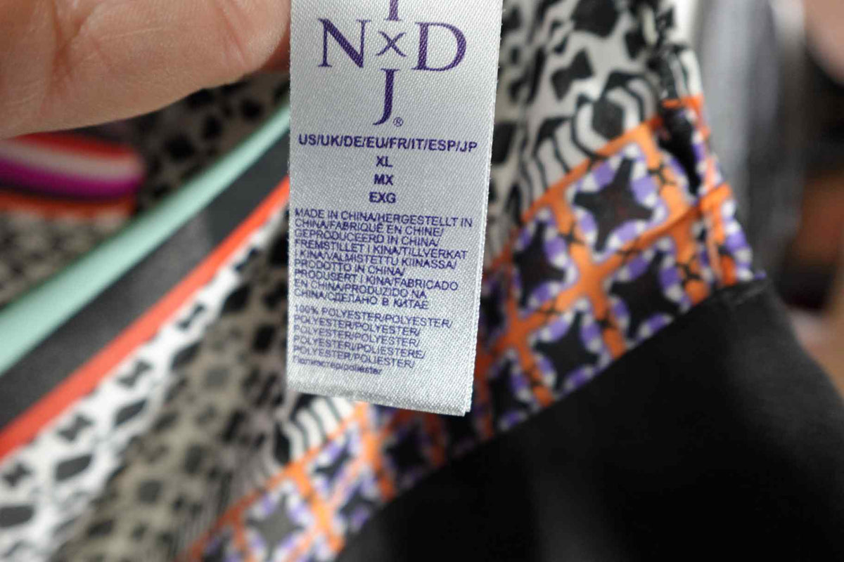 NYDJ, Long Sleeves Top, XL, Polyester