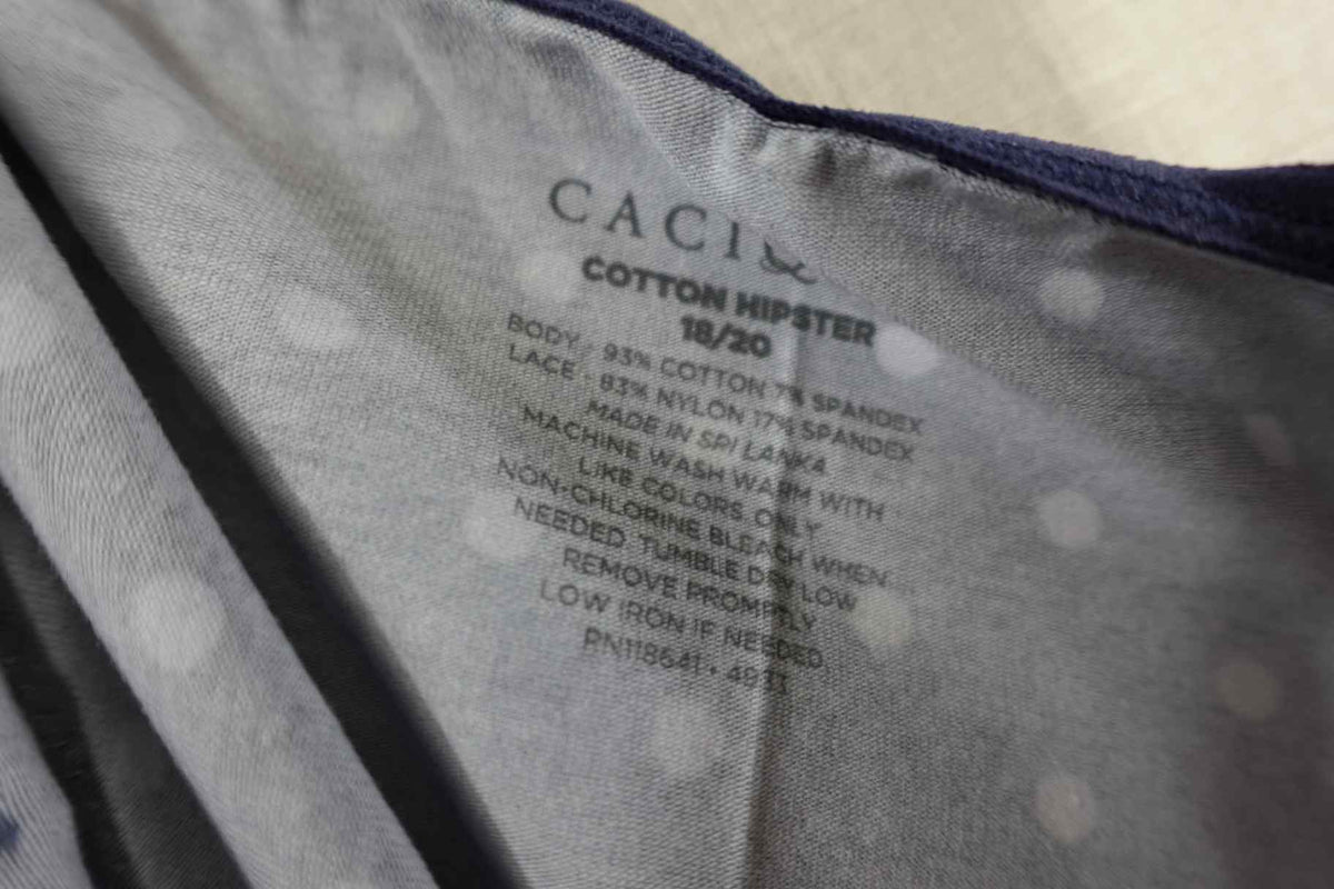 Cacique, New Panties, 18/20, Cotton, Spandex