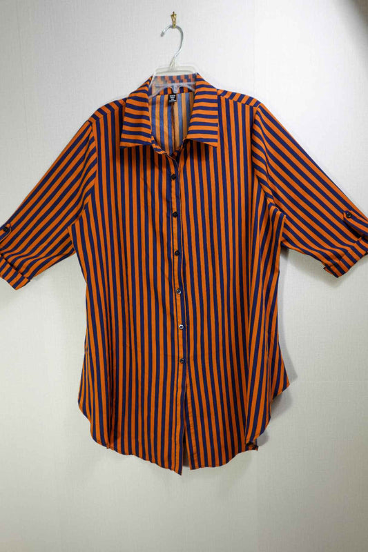 Shein Curve, 3/4 Sleeve Top, 2XL, Polyester
