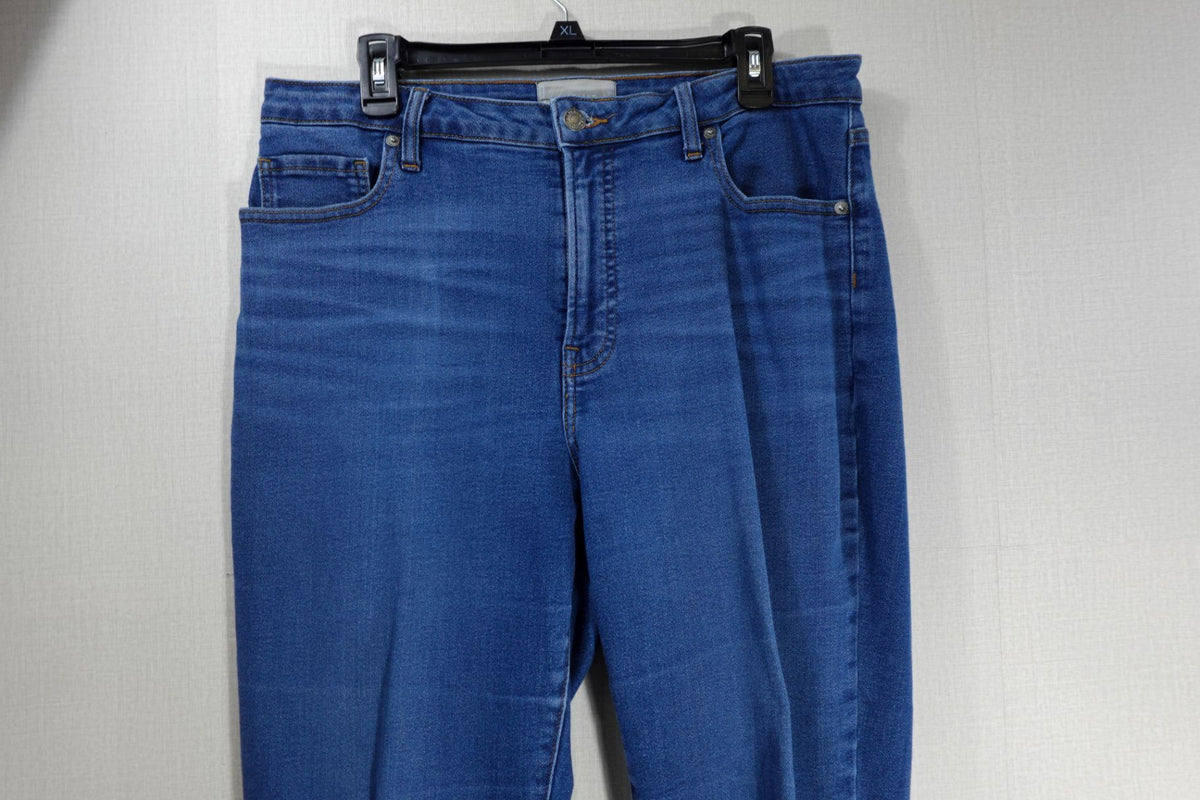 Everlane, Jeans Curvy High Rise Skinny, 16/18 (34In Waist), Cotton blend