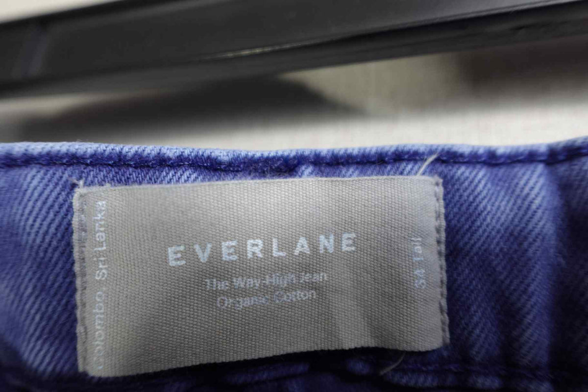Everlane, Jeans Way High, 16/18 (34In Waist), Cotton blend