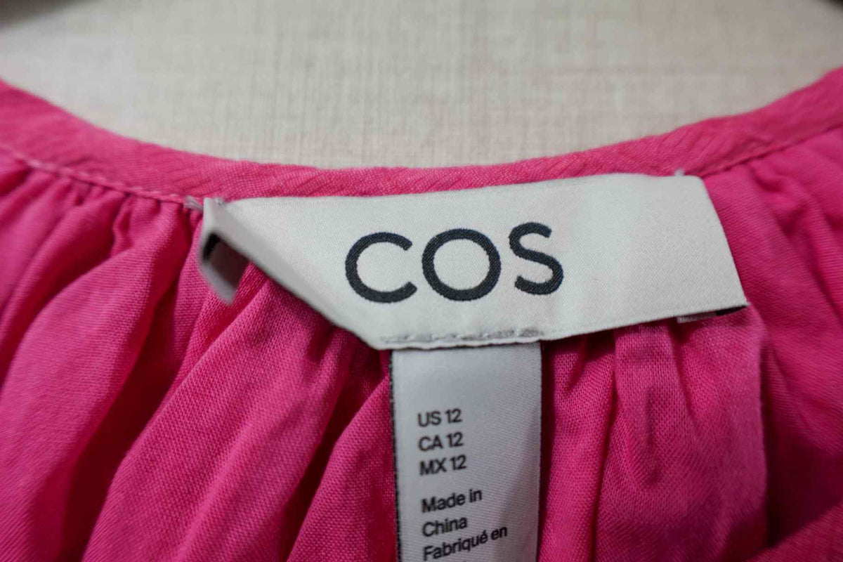 COS, Long Sleeves Top, 12, Polyester blend