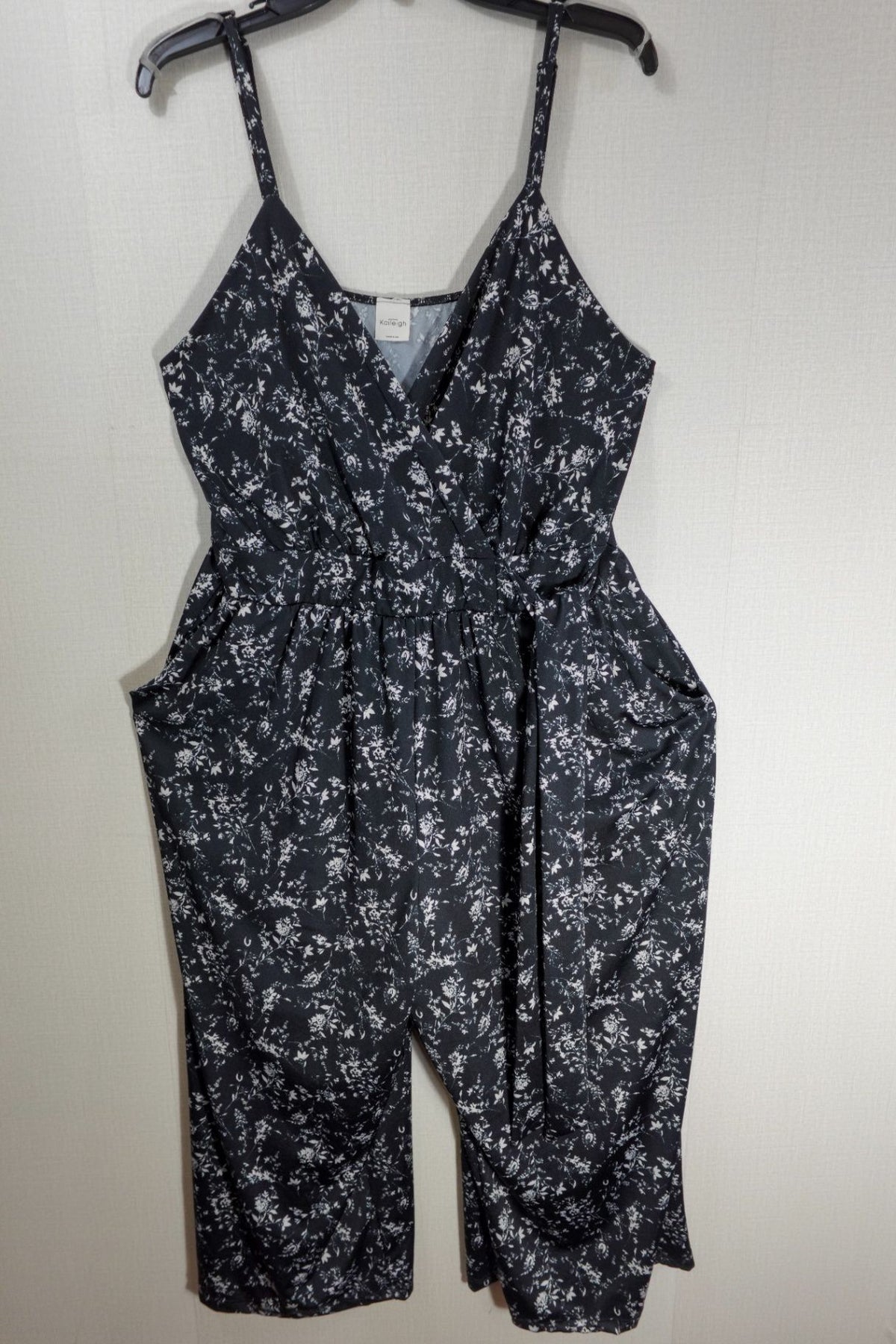 Kaileigh, Romper w/ pockets, 1X, Polyester Blend