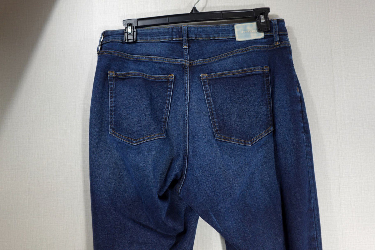 Everlane, Jeans Curvy High Rise Skinny, 16/18 (34In Waist), Cotton blend