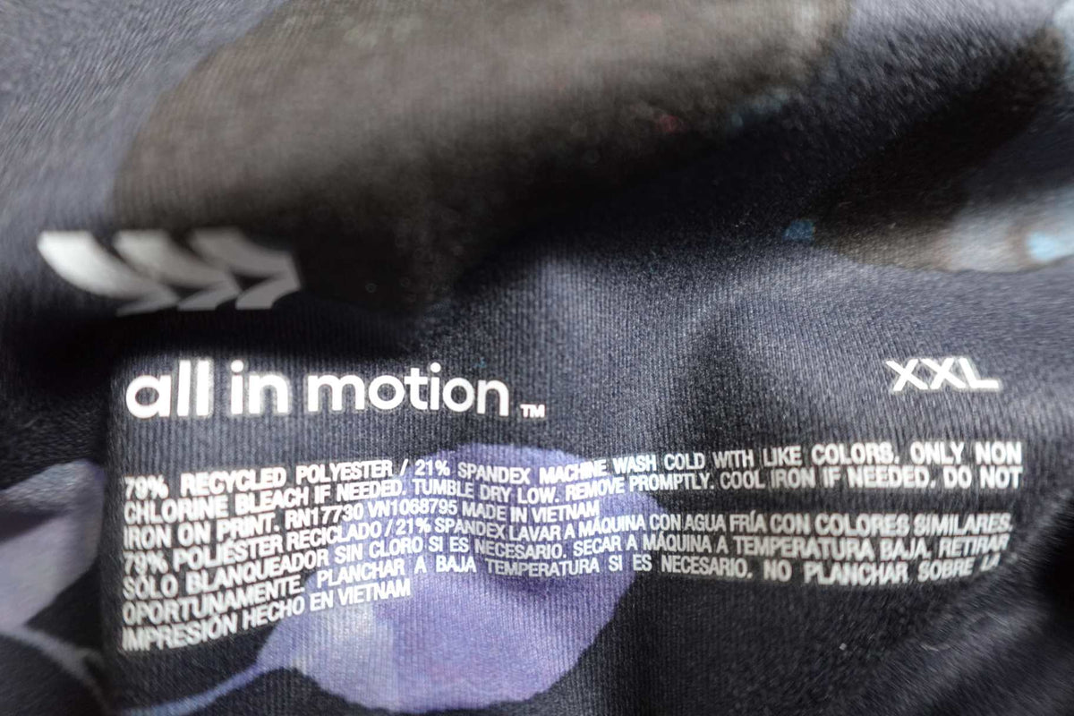 All in Motion, Active Leggings, 2XL, Polyester, spandex