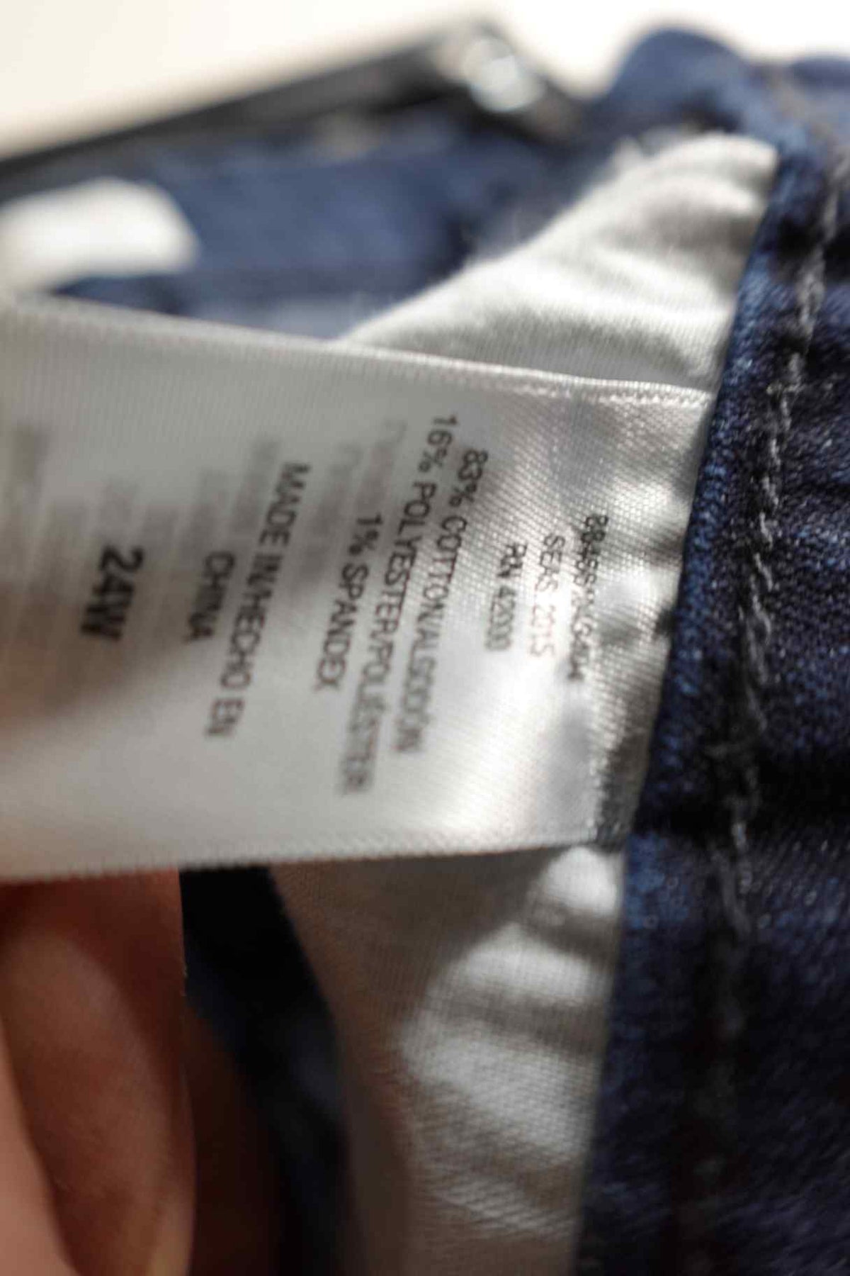 Jaclyn Smith, Jeans Straight, 24W, Cotton Blend