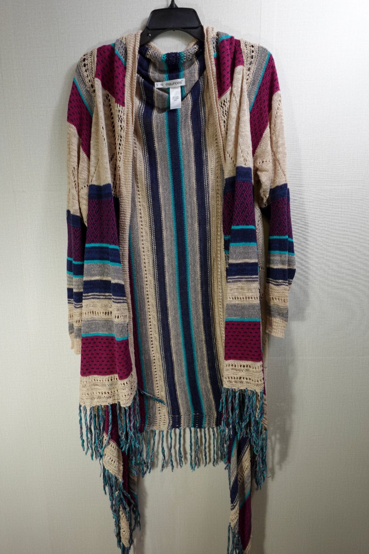 Maurices, Cardigan, 3X, Remie, Cotton