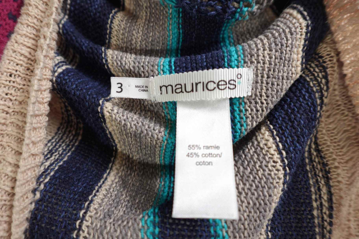 Maurices, Cardigan, 3X, Remie, Cotton