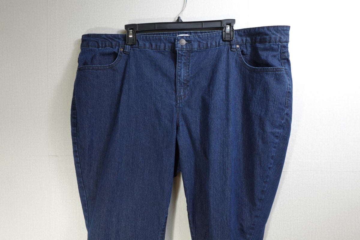 Jaclyn Smith, Jeans Straight, 24W, Cotton Blend