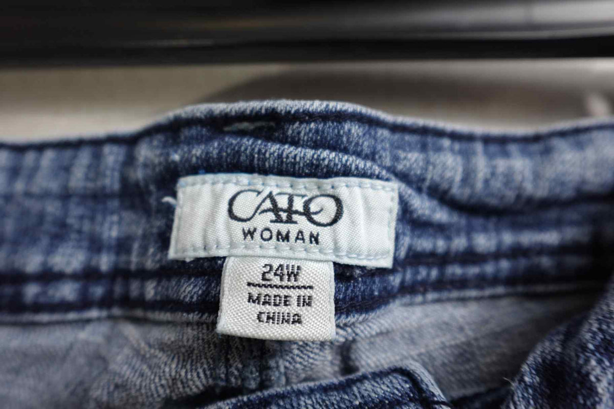 Cato , Jeans, 24W, Cotton blend