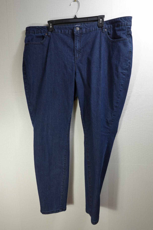 Jaclyn Smith, Jeans Straight, 24W, Cotton Blend