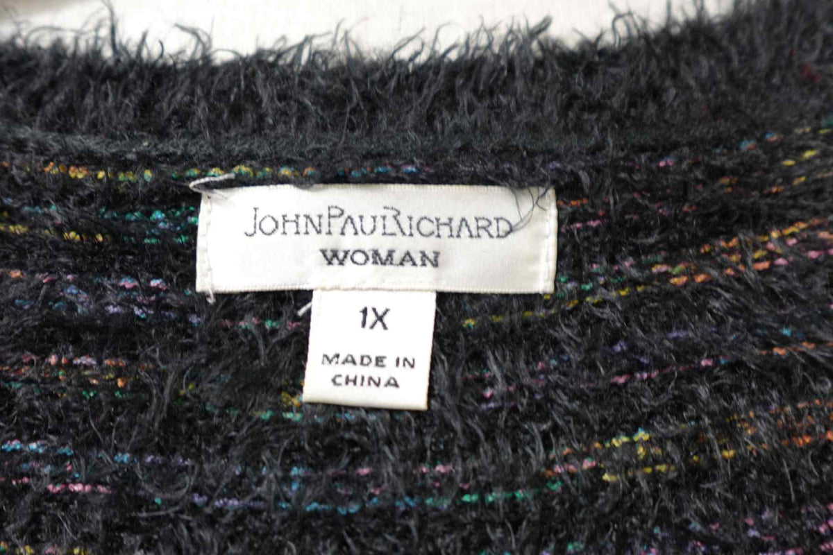 John Paul Richard , Sweaters, 1X, Polyester, acrylic, nylon