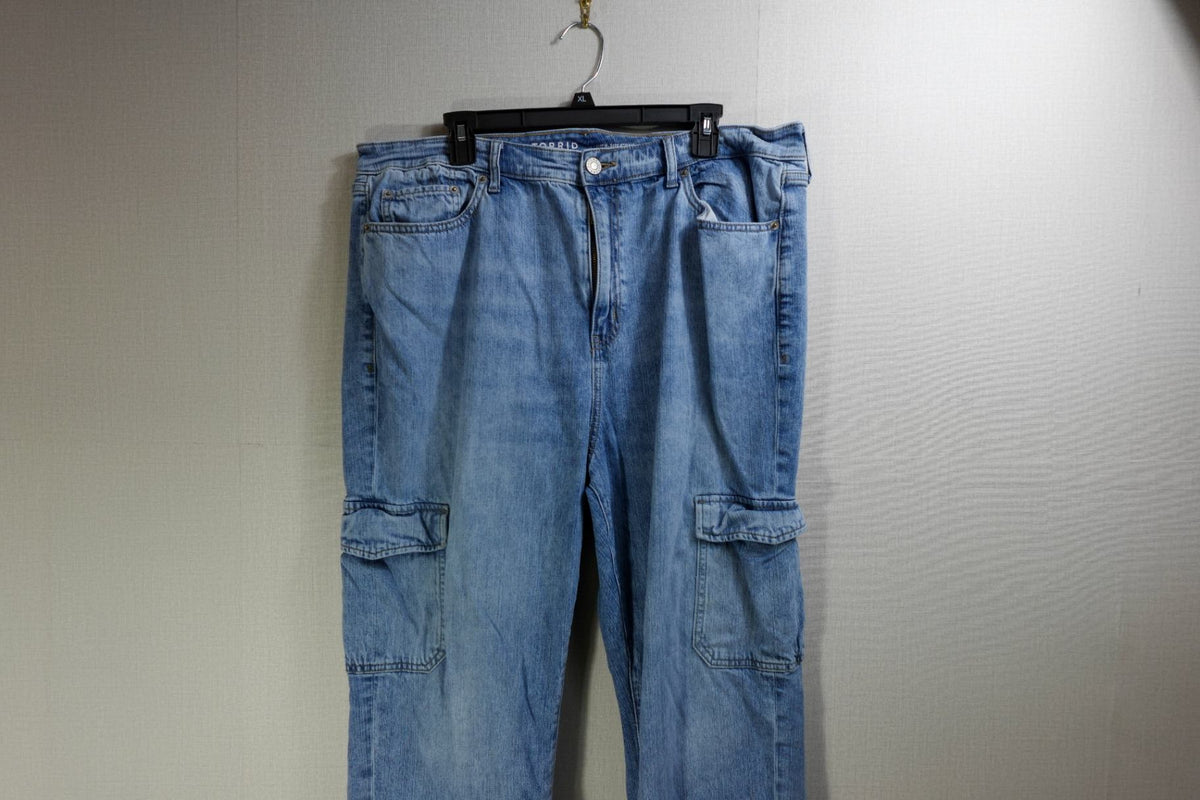 Torrid, Jeans high rise straight vintage stretch, 20T, Polyester