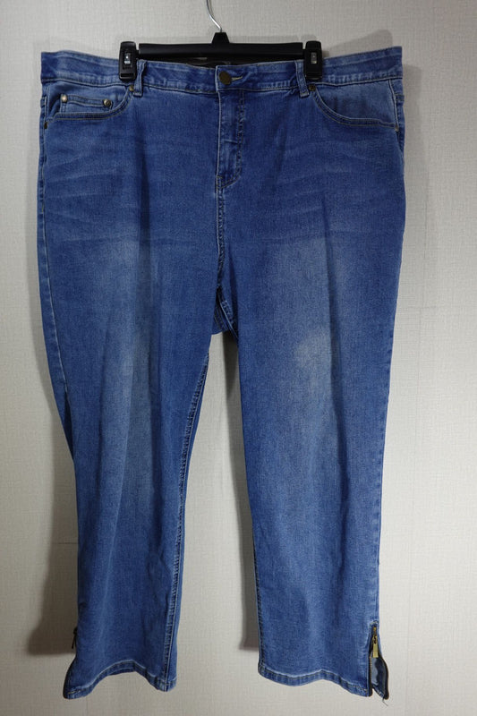 Avenue, Jeans, 22, Cotton, polyester, spandex