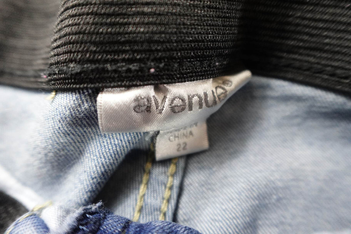 Avenue, Jeans, 22, Cotton, polyester, spandex