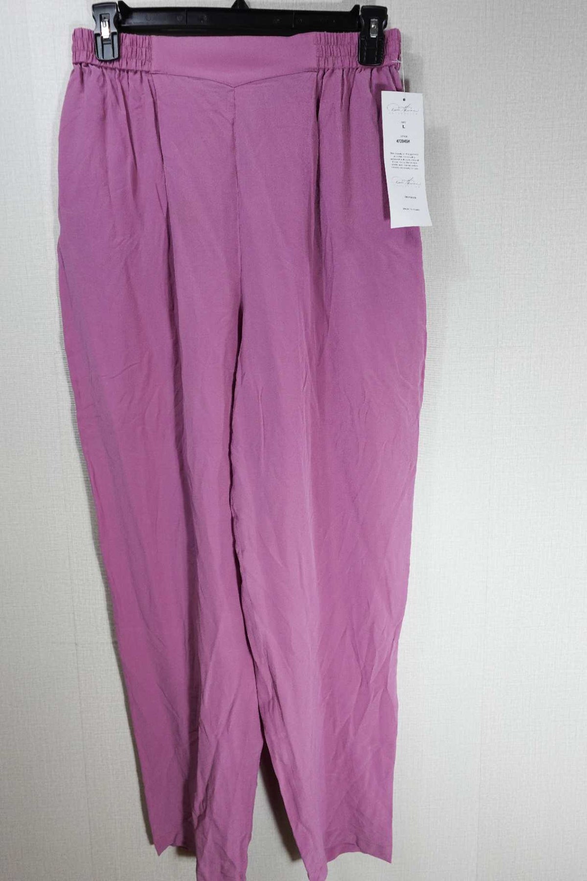 Diane Gilman, New Vintage Pants Set, L, Silk