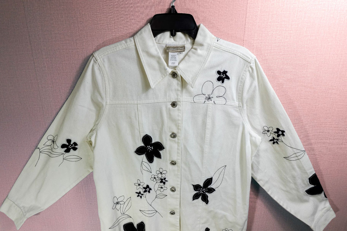 Coldwater Creek, New Vintage Light Jacket, L, Cotton