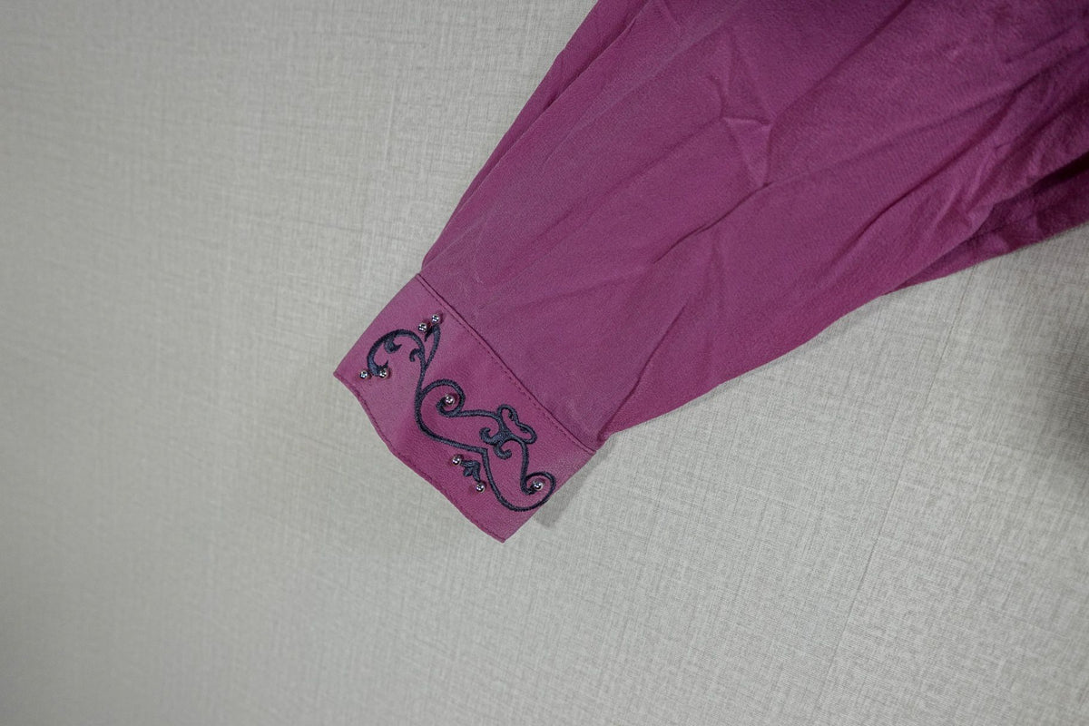 Diane Gilman, New Vintage Pants Set, L, Silk