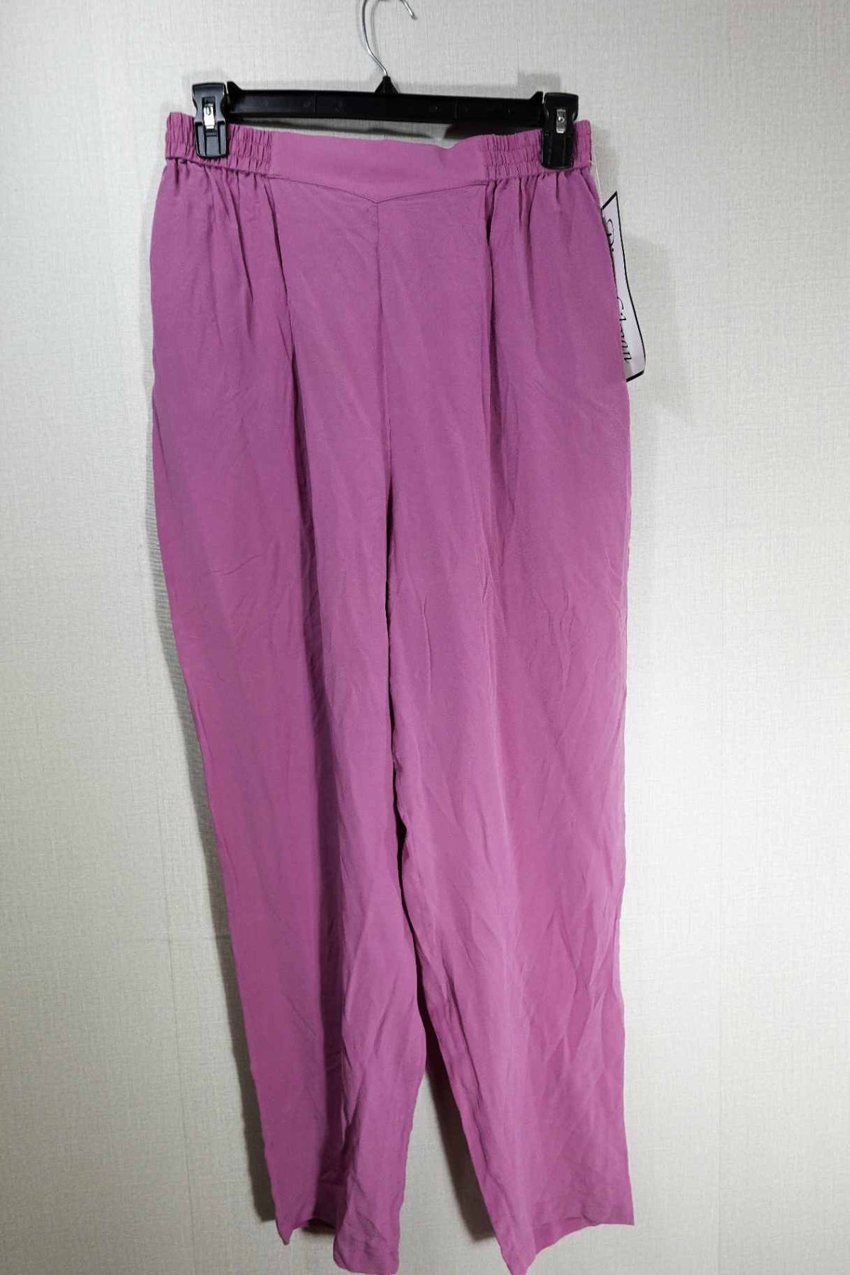 Diane Gilman, New Vintage Pants Set, L, Silk